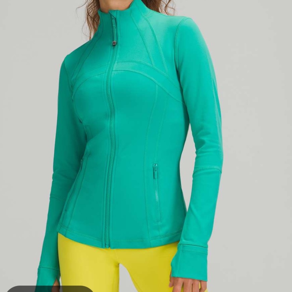 Lululemon Athletica Maldives Green Define Zip-Up Jacket size 4